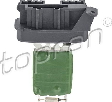 Topran 401 829 - Resistor, interior blower www.parts5.com