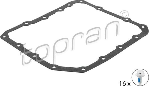 Topran 500 784 - Seal, automatic transmission oil sump www.parts5.com