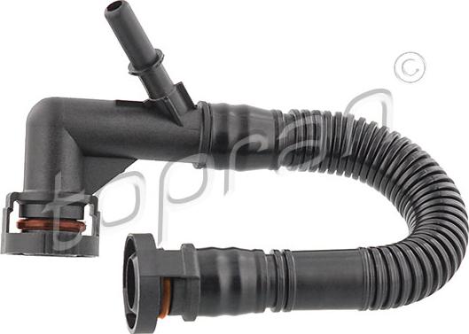 Topran 501 417 - Hose, cylinder head cover breather www.parts5.com