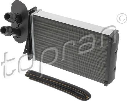Topran 109 304 - Heat Exchanger, interior heating www.parts5.com