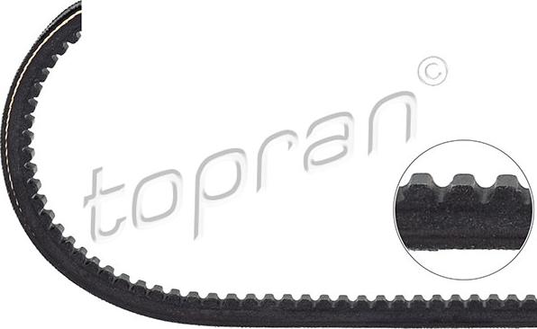 Topran 100 229 - Клиновой ремень, поперечные рёбра www.parts5.com