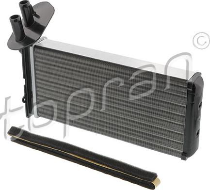 Topran 108 614 - Heat Exchanger, interior heating www.parts5.com