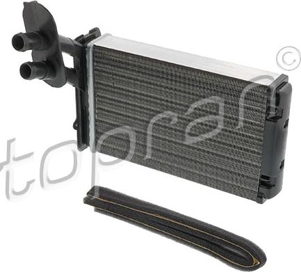 Topran 108 613 - Heat Exchanger, interior heating www.parts5.com