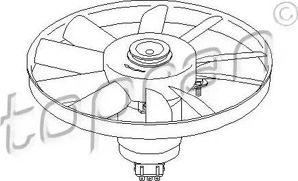 Topran 107 012 - Fan, radiator www.parts5.com