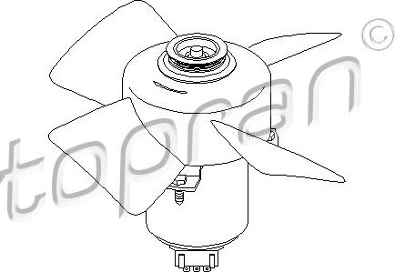 Topran 107 708 - Ventilador, refrigeración del motor www.parts5.com