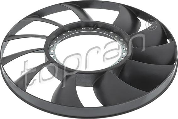 Topran 111 410 - Fan Wheel, engine cooling www.parts5.com