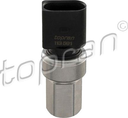 Topran 113 591 - Pressure Switch, air conditioning www.parts5.com