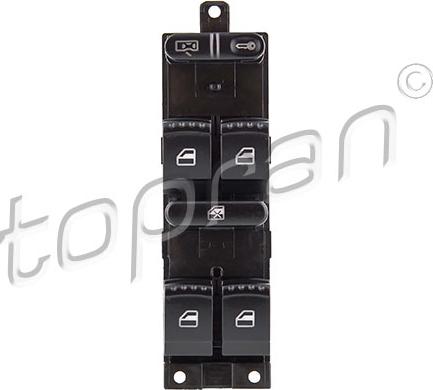 Topran 112 408 - Switch, door lock system www.parts5.com