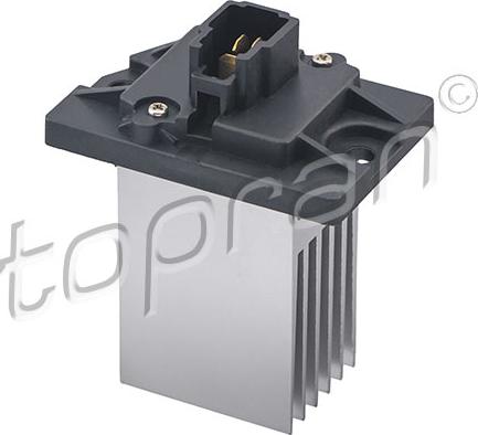 Topran 821 199 - Resistor, interior blower www.parts5.com