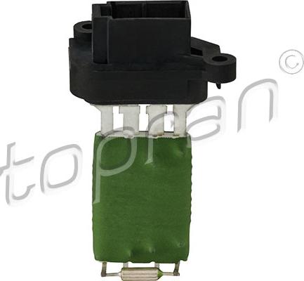 Topran 304 210 - Resistor, interior blower www.parts5.com