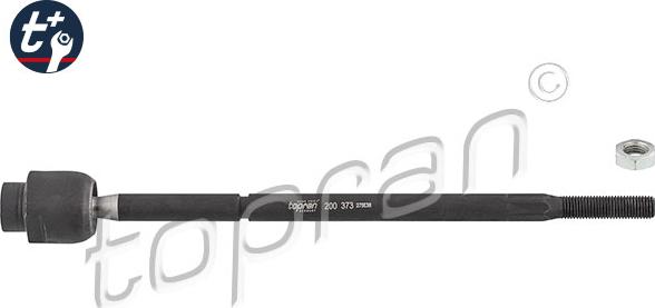 Topran 200 373 - Inner Tie Rod, Axle Joint www.parts5.com