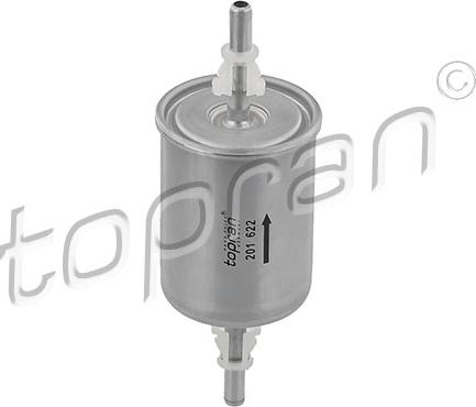 Topran 201 622 - Fuel filter www.parts5.com