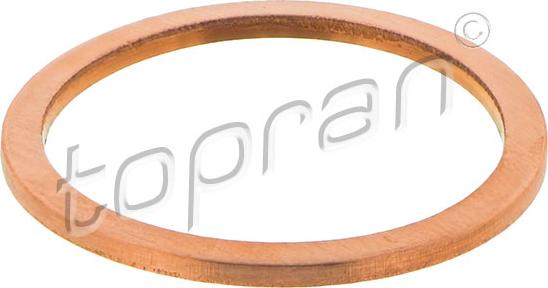 Topran 207 582 - Seal Ring, oil drain plug www.parts5.com