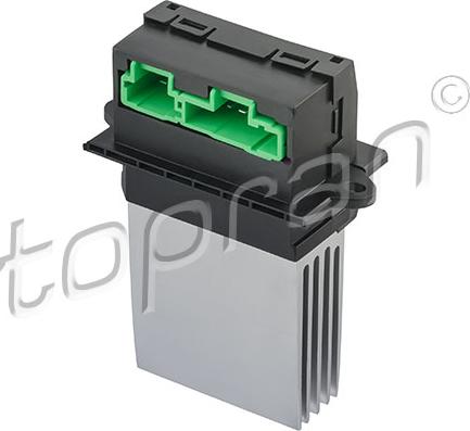 Topran 701 059 - Resistor, interior blower www.parts5.com