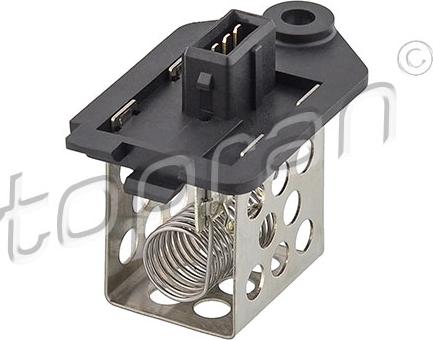 Topran 723 893 - Pre-resistor, electro motor radiator fan www.parts5.com