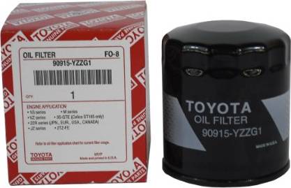 TOYOTA 90915-YZZG1 - Oil Filter www.parts5.com