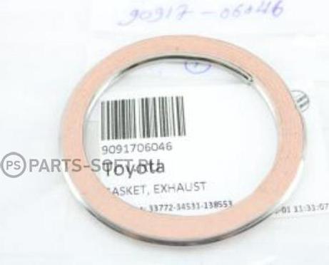 TOYOTA 90917-06046 - Seal Ring, exhaust pipe www.parts5.com