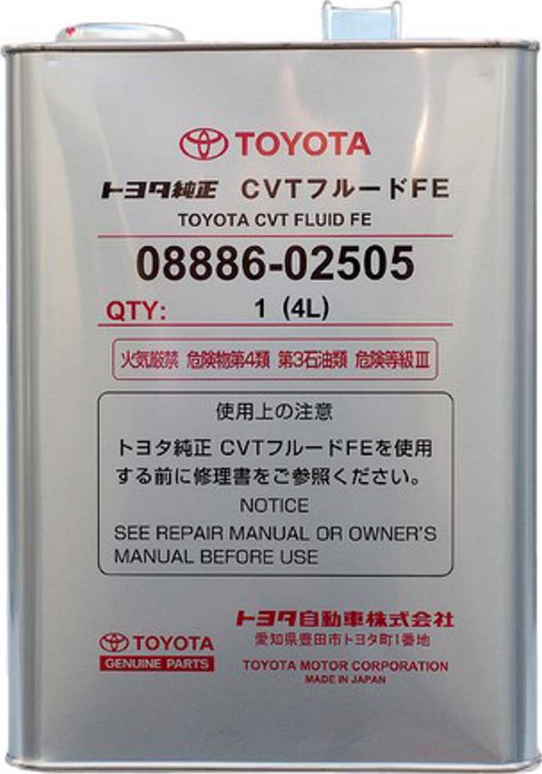 TOYOTA 0888602505 - Automatic Transmission Oil www.parts5.com