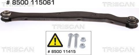 Triscan 8500 115061 - Rod / Strut, wheel suspension www.parts5.com