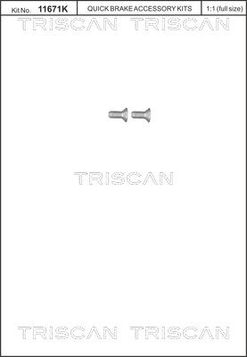Triscan 8105 116012 - Screw Set, brake disc www.parts5.com