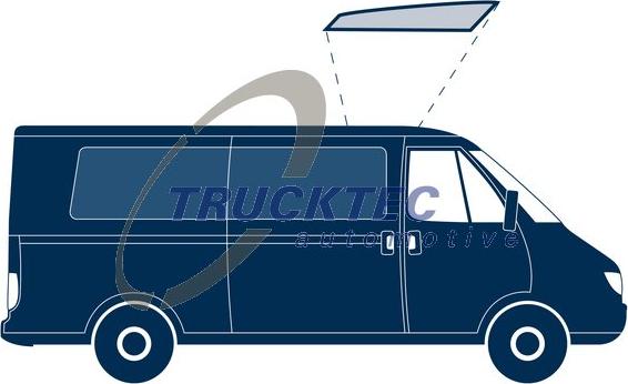 Trucktec Automotive 02.54.056 - Прокладка, зсувна панель даху www.parts5.com