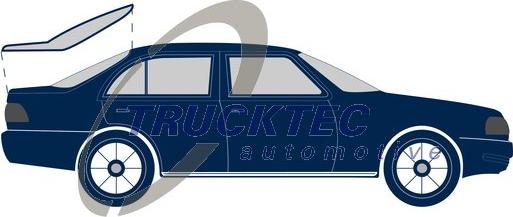 Trucktec Automotive 02.53.060 - Прокладка, задняя дверь багажника / помещения для груза www.parts5.com