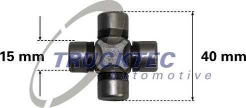 Trucktec Automotive 02.34.033 - Kĺb stĺpika riadenia www.parts5.com
