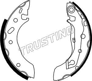 Trusting 040.141 - Brake Shoe Set www.parts5.com