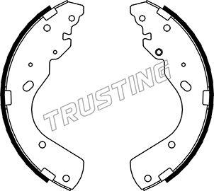 Trusting 040.156 - Brake Shoe Set www.parts5.com