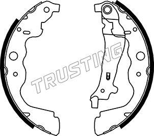 Trusting 088.240 - Brake Shoe Set www.parts5.com