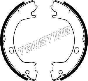 Trusting 023.006 - Brake Shoe Set, parking brake www.parts5.com