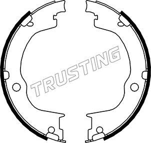Trusting 073.175 - Brake Shoe Set, parking brake www.parts5.com