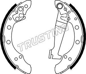 Trusting 124.274 - Brake Shoe Set www.parts5.com