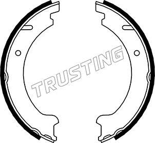 Trusting 127.272 - Brake Shoe Set, parking brake www.parts5.com