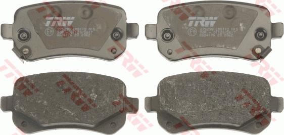 TRW GDB4176 - Brake Pad Set, disc brake www.parts5.com