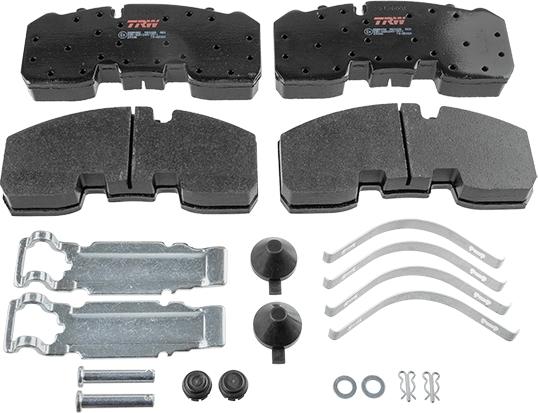 TRW GDB5092 - Brake Pad Set, disc brake www.parts5.com