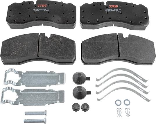 TRW GDB5072 - Brake Pad Set, disc brake www.parts5.com