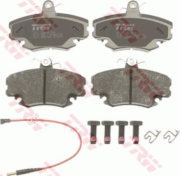 TRW GDB1465 - Brake Pad Set, disc brake www.parts5.com