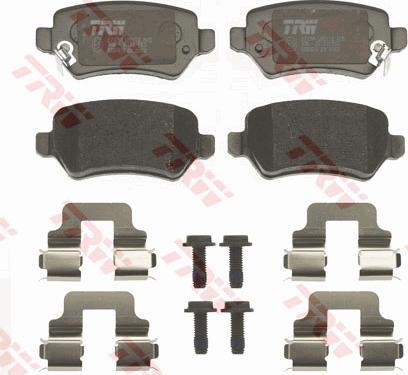 TRW GDB1515 - Brake Pad Set, disc brake www.parts5.com
