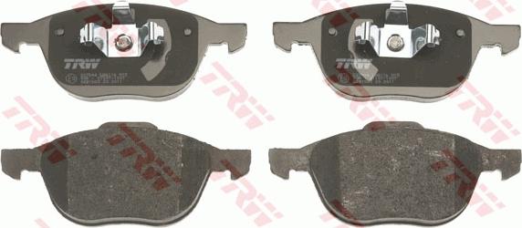 TRW GDB1583 - Brake Pad Set, disc brake www.parts5.com