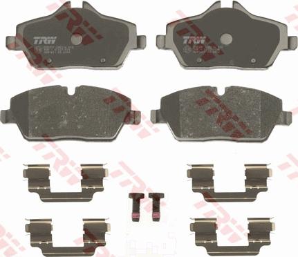 TRW GDB1611 - Brake Pad Set, disc brake www.parts5.com