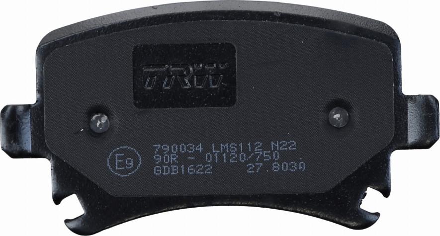 TRW GDB1622 - Комплект спирачно феродо, дискови спирачки www.parts5.com