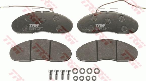 TRW GDB1077 - Brake Pad Set, disc brake www.parts5.com