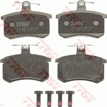 TRW GDB1163 - Brake Pad Set, disc brake www.parts5.com