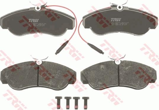 TRW GDB1106 - Brake Pad Set, disc brake www.parts5.com