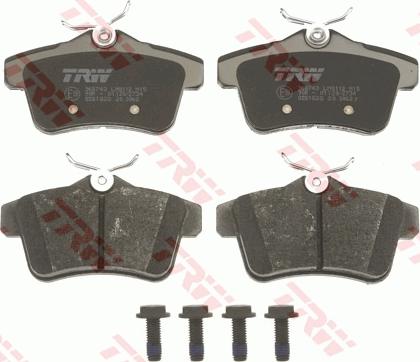 TRW GDB1828 - Brake Pad Set, disc brake www.parts5.com