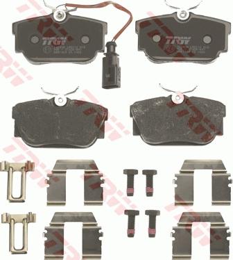 TRW GDB1369 - Brake Pad Set, disc brake www.parts5.com