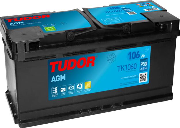 Tudor TK1060 - Startovací baterie www.parts5.com