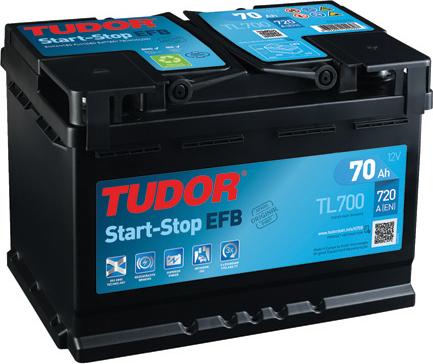 Tudor TL700 - Batería de arranque www.parts5.com