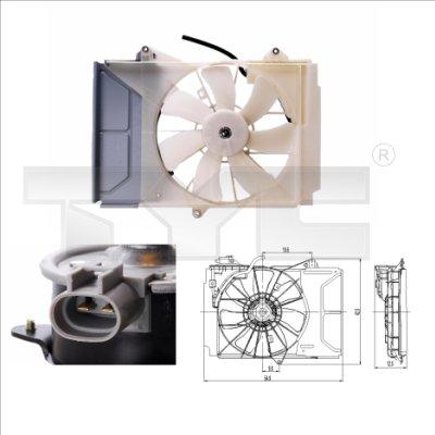 TYC 836-0015 - Fan, radiator www.parts5.com